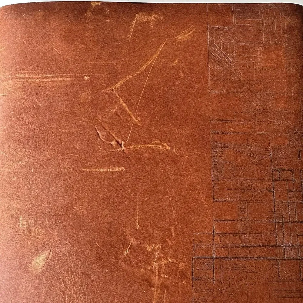 Tactile Craftworks Leather Milwaukee Map Journal Lined Moleskin Notebook Unused